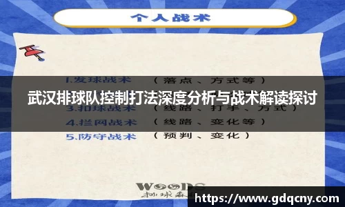 武汉排球队控制打法深度分析与战术解读探讨