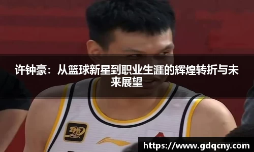 许钟豪：从篮球新星到职业生涯的辉煌转折与未来展望